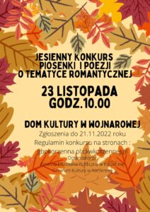JESIEŃ Z PIOSENKA I POEZJĄ