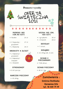 Gastronomiczna oferta świąteczna