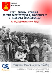 XIII Gminny Konkurs Pieśni Patriotycznej