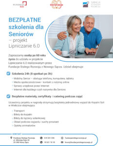 BEZPŁATNE szkolenia dla seniorów!