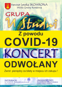Koncert “u Studni” odwołany!