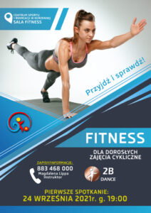 Fitness dla dorosłych! Zapraszamy!