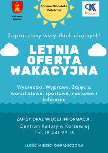 Oferta wakacyjna dla dzieci 2020
