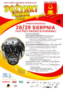 Zapraszamy na DOŻYNKI 2021!