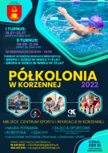 PÓŁKOLONIA 2022 w Korzennej