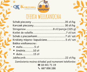 Oferta Wielkanocna
