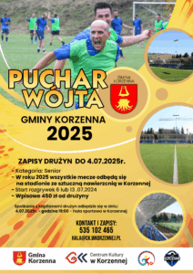 Zapraszamy do udziału w Pucharze Wójta Gminy Korzenna 2025!