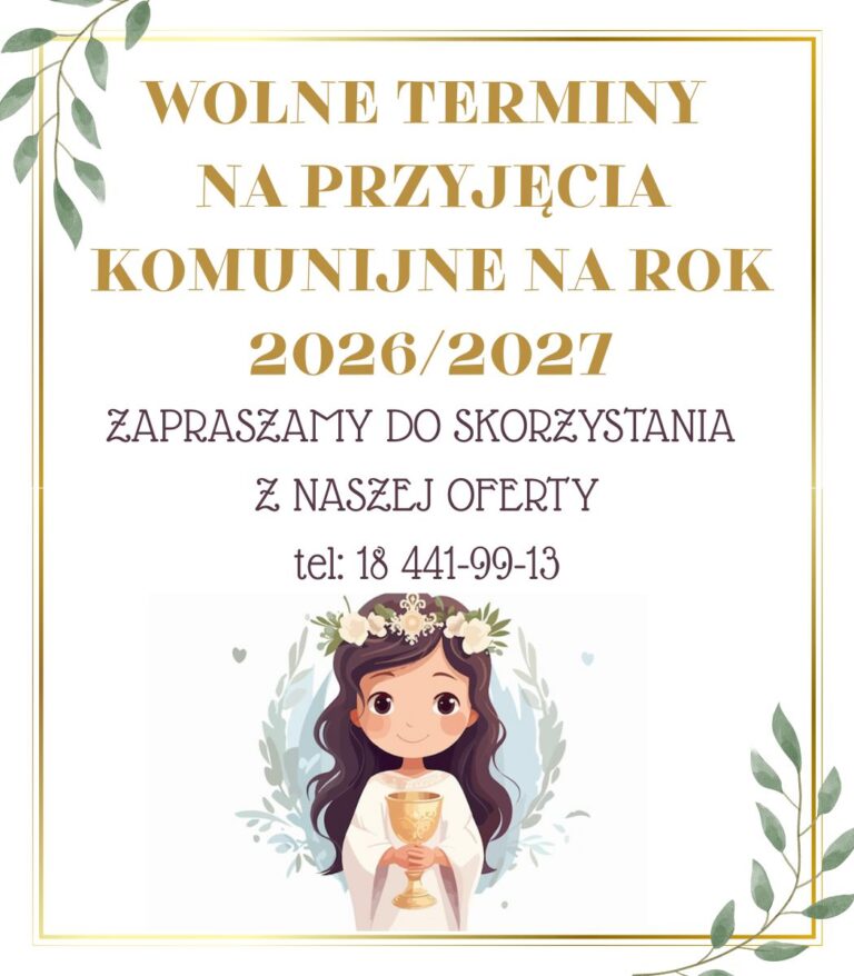 Wolne terminy komunijne 2026/2027