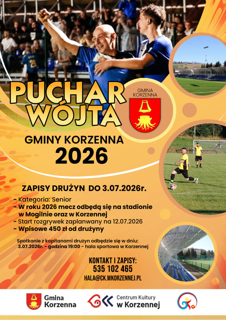Puchar Wójta 2026 - ruszają zapisy