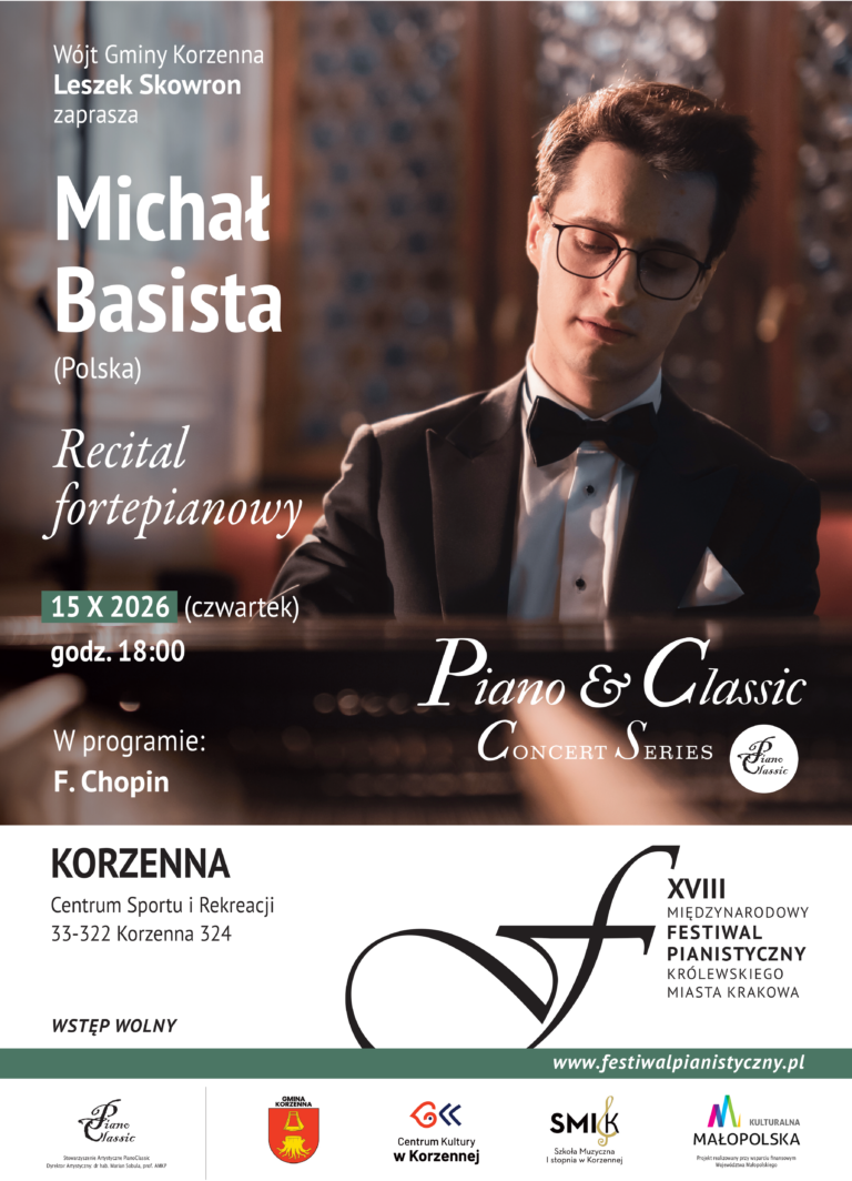 Recital fortepianowy - Michał Basista